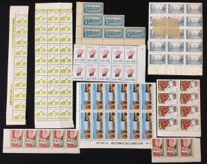 Brazil Chile Salvador Nicaragua Uruguay MNH (100s)  AB111