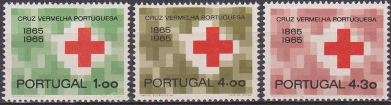 Portugal #955-7 MNH F-VF CV $14.95 (15388)  