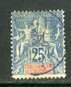 FRENCH POLYNESIA 12 USED SCV $16.00 BIN $7.00 ART