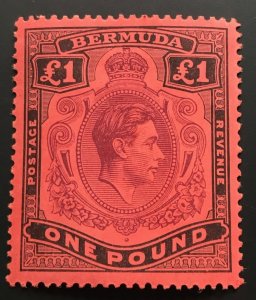 Bermuda, SG 121 b, Unused Hinge Rem
