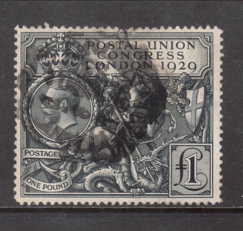 Great Britain #209 Very Fine Used With Small Tear At Top