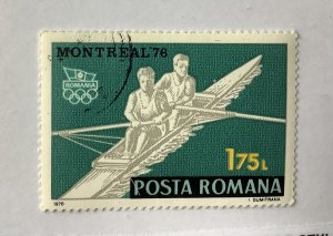 Romania 1976 Scott 2632 CTO - 1.75 l, Montreal Olympic Games, 2-man scull