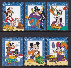 Grenada 2480-2485 Disney's MNH VF