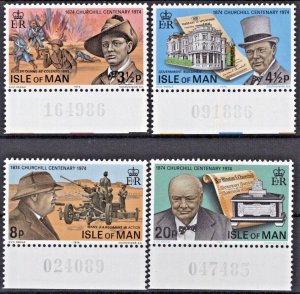 Great Britain Isle of Man 48-51 MNH Winston Churchill WWII ZAYIX 020722S41M