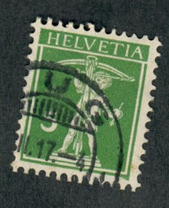 Switzerland #157 used single