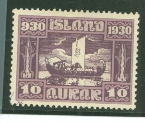 Iceland #155 Unused Single