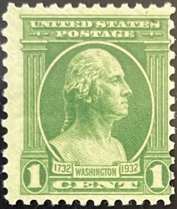 Scott #705 1932 1¢ Washington Bicentennial MNH OG