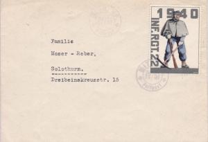 Switzerland 1940 lot of 2 Feldpost Covers with Swiss Soldier Stamps.