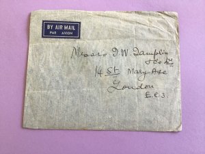 India to England  Air Mail 1939 Stamp  Cover R45892