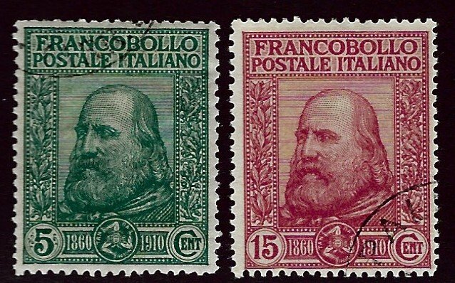 Italy SCV#115-116 Used F-VF SCV75.00.....Enhance your collection!