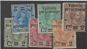 Italy  SC#58-63 Mint F-VF SCV$146.50....Great Opportunity!!