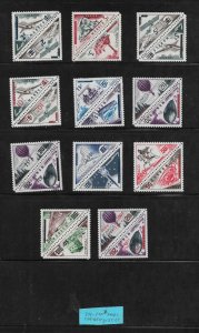 Monaco: Sc #371-390, C49-C50 MH Pairs (55422)