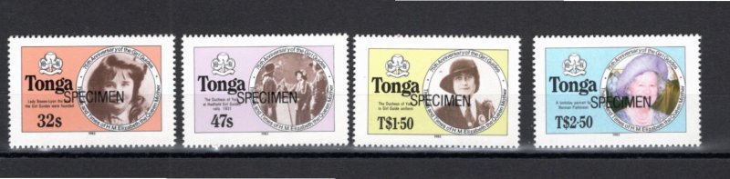 Tonga 1985 MNH Sc 608a-11a SPECIMENS