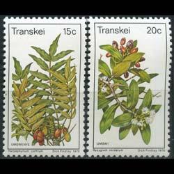 TRANSKEI 1978 - Scott# 30-1 Edible Fruits 15-20c NH