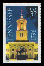 PCBstamps    US #3071 Bk Sgl 32c Tennessee Statehood, MNH, (3)