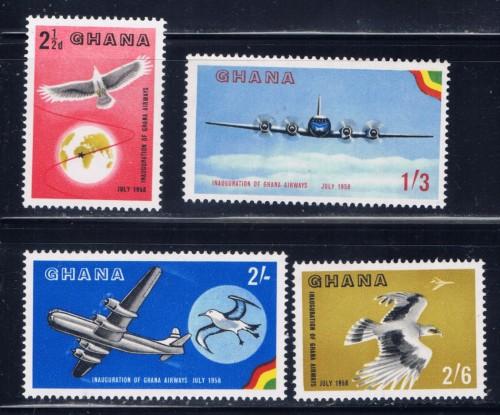 Ghana 32-35 NH 1958 Aviation set