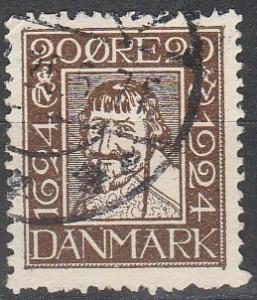 Denmark #173  F-VF Used CV $7.75 (C7554)