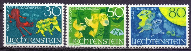 Liechtenstein. 1968. 497-98. fairy tales. MNH.