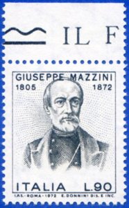 Republic. 1972 Giuseppe Mazzini. Variety.