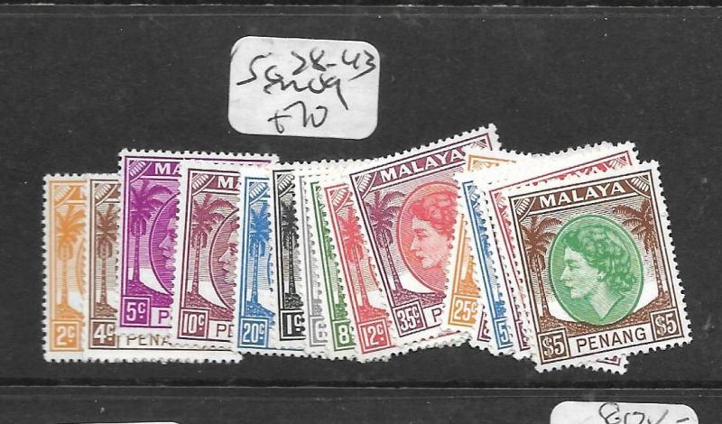 MALAYA PENANG  (PP2303B) QEII SG 28-43  MOG