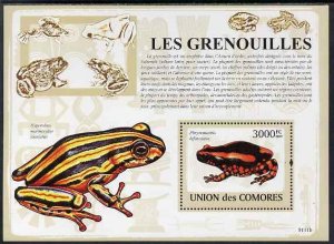 Comoro Islands MNH S/S Frogs 2009