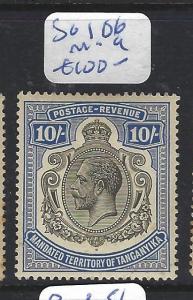 TANGANYIKA (PP1111B) KGV    10/-  SG 106   MOG