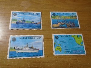 Norfolk Island  #  319-22   MNH