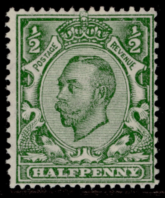 GB GV SG346 SPEC N6(3), ½d deep green WMK RC (MULT), NH MINT. Cat £40.