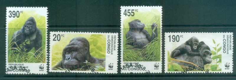 Congo DR 2002 WWF Grauer's Gorilla FU lot81616