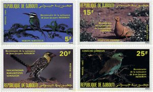 33182 MNH DJIBOUTI 1985 BICENTENARIO DEL NACIMIENTO DEL ORNITOLOGO J.J. AUDUBON