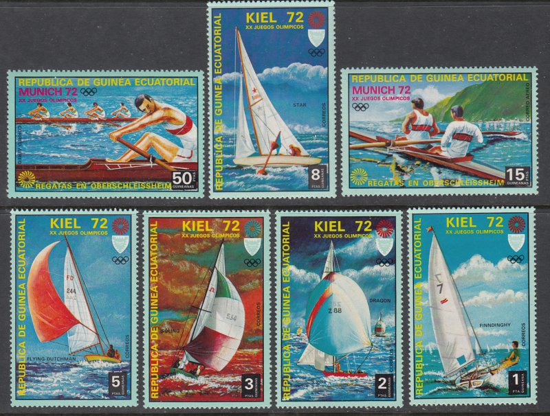 Equatorial Guinea 72104-72110 Summer Olympics MNH VF