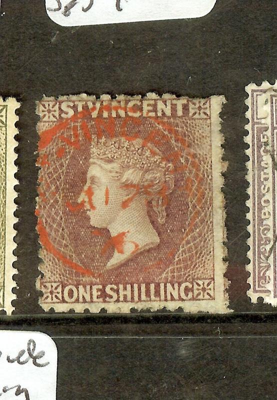 ST VINCENT  (P1506B)  QV   1/-    SG21  RED  CDS  VFU