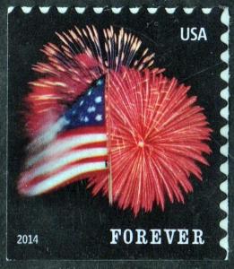 SC#4855 (49¢) Star Spangled Banner Booklet Single (2014) SA