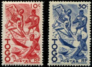 Togo SC# 309-10 Palm Oil Production 10c 30c MNH