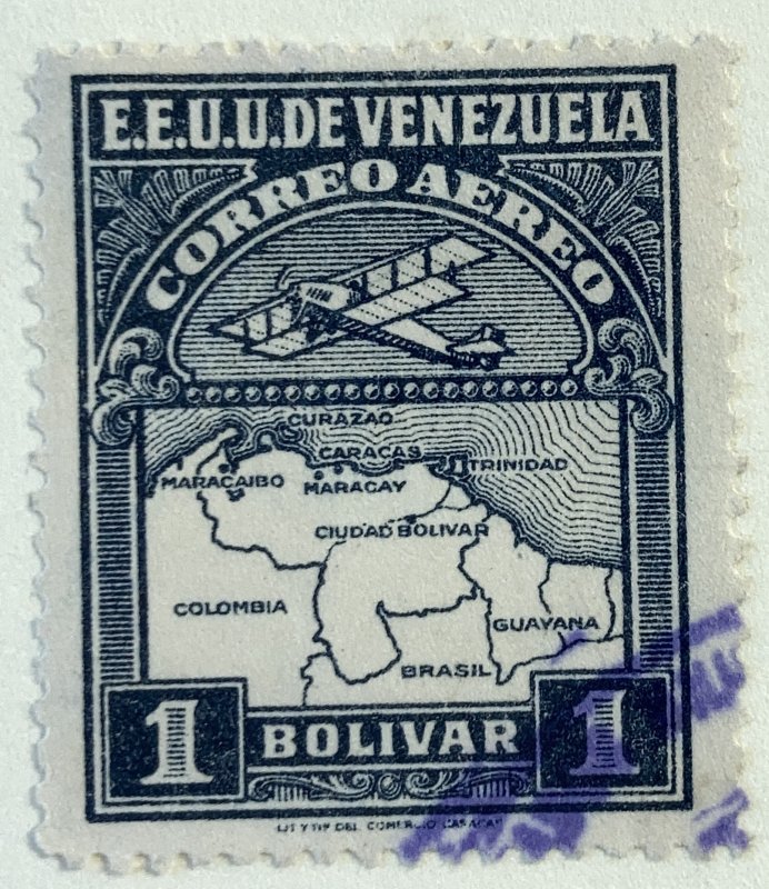 AlexStamps VENEZUELA #C7 XF Used 