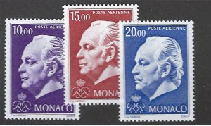 Monaco SC C81-C83 MNH VF SCV$31.00...Great Opportunity!