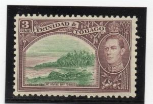 Trinidad & Tobago 1938 Early Issue Fine Mint Hinged 3c. 033890