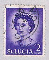 St Lucia 183 Used QE II (BP2212)