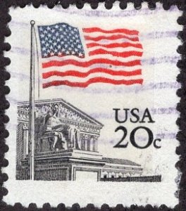 United States 1894 - Used - 20c US Flag Over Supreme Court (1981)