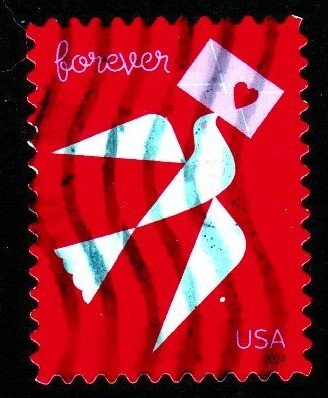 SC# 5826 - (68c) - Love 2024, used single