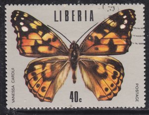 Liberia 688 Tropical Butterflies 1974