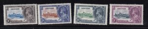 GOLD COAST # 10-111 VF-MLH KGV1 SILVER JUBILEES (KIMSS30STAMPS)