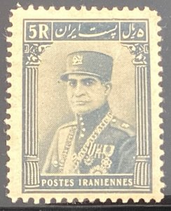 Iran #840 Mint 1935 5R Raza Shah Pahlavi