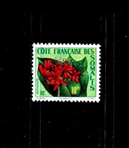 SOMALI COAST Sc 270 NH issue of 1958 - FLOWER