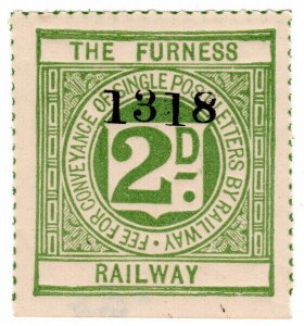 (I.B) The Furness Railway : Letter Stamp 2d