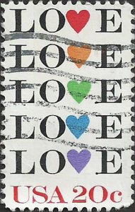 # 2072 USED LOVE STAMP