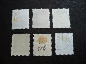 Stamps - Portugal - Scott# 703-705, 707-709 - Used Part Set of 6 Stamps