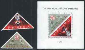 NIGERIA SC# 145-146a VF/MNH 1963