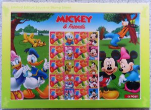 2003 Mickey mouse & friends. Souvenir sheet