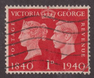 Great Britain 254 Centenary of the Postage Stamp 1940